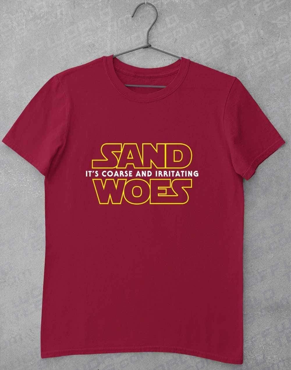 Sand Woes - T-Shirt S / Cardinal Red  - Off World Tees