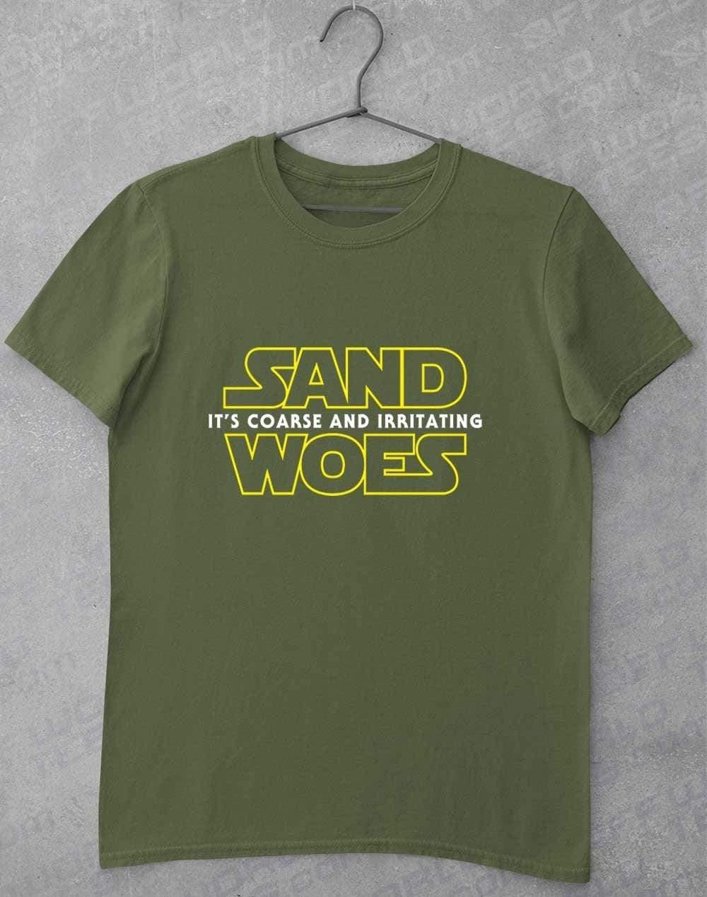 Sand Woes - T-Shirt S / Military Green  - Off World Tees
