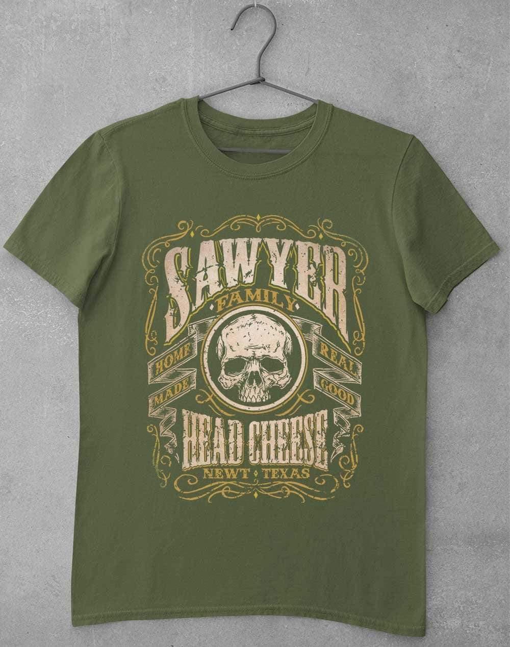 Sawyer Family Head Cheese T-Shirt S / Military Green  - Off World Tees