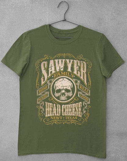 Sawyer Family Head Cheese T-Shirt S / Military Green  - Off World Tees