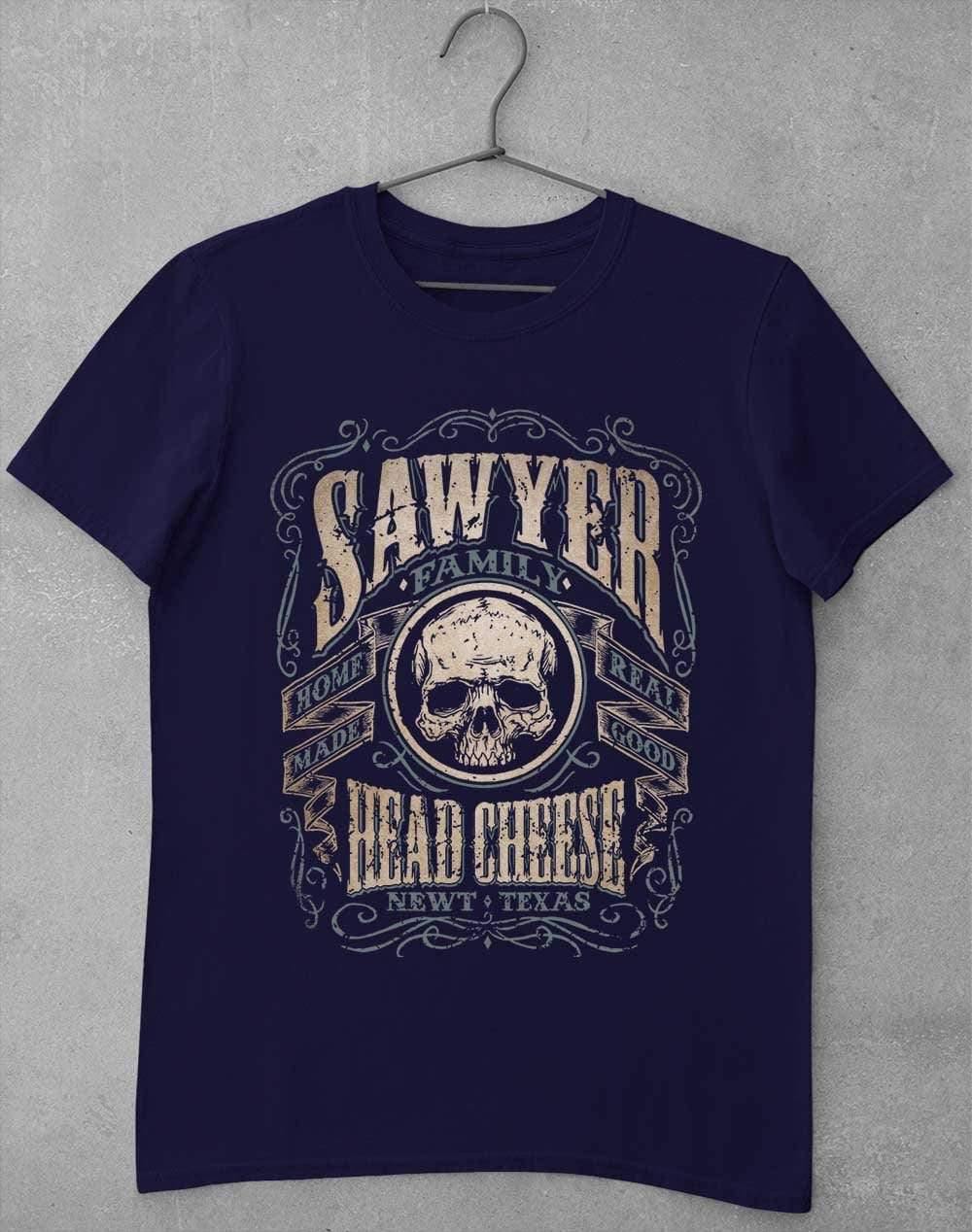 Sawyer Family Head Cheese T-Shirt S / Navy  - Off World Tees