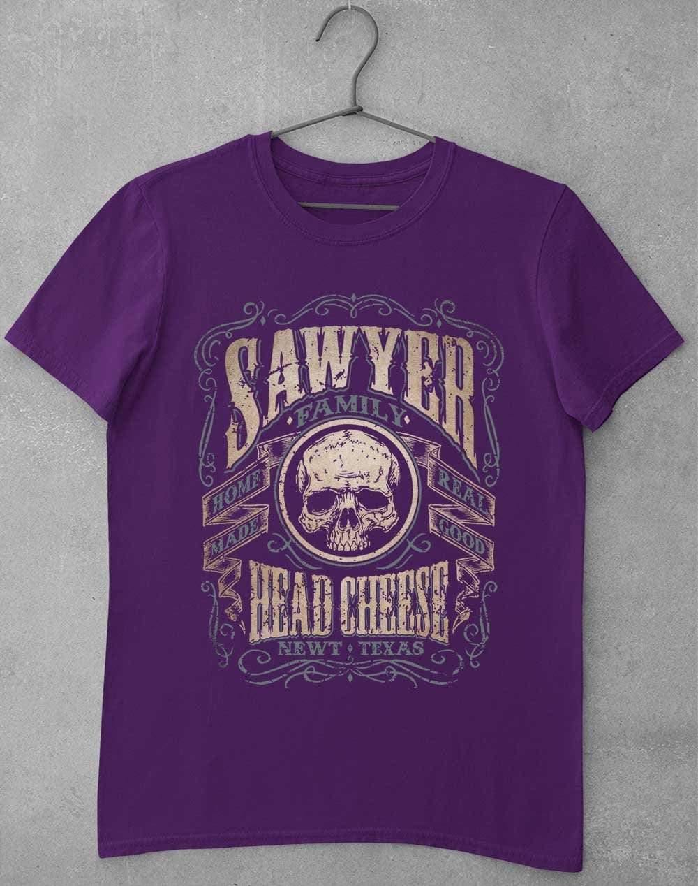 Sawyer Family Head Cheese T-Shirt S / Purple  - Off World Tees