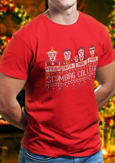 Scumbag College Festive Knitted-Look T-Shirt  - Off World Tees