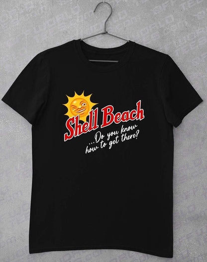 Shell Beach T-Shirt S / Black  - Off World Tees