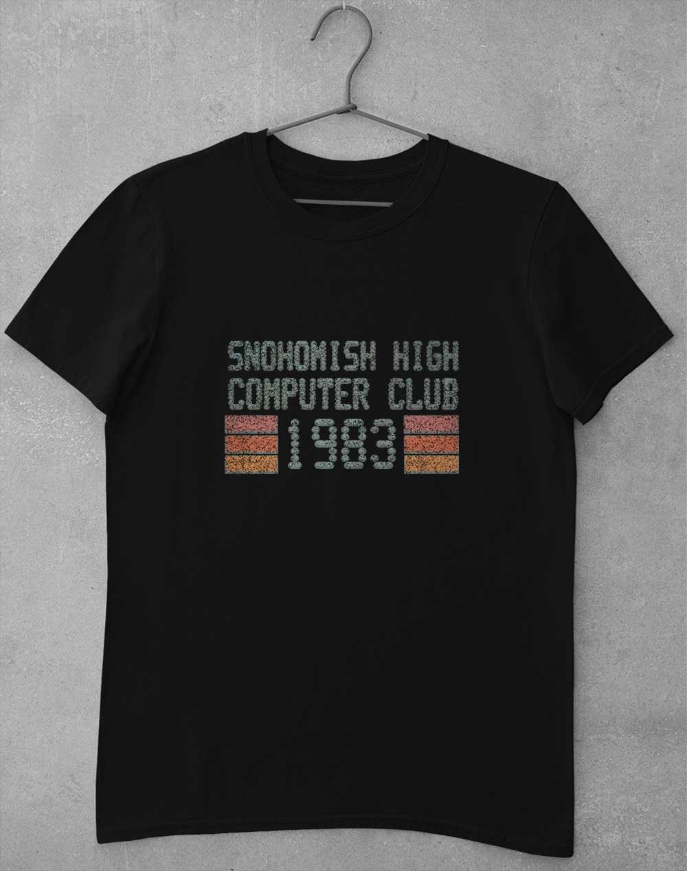 Snohomish High Computer Club 1983 T-Shirt S / Black  - Off World Tees