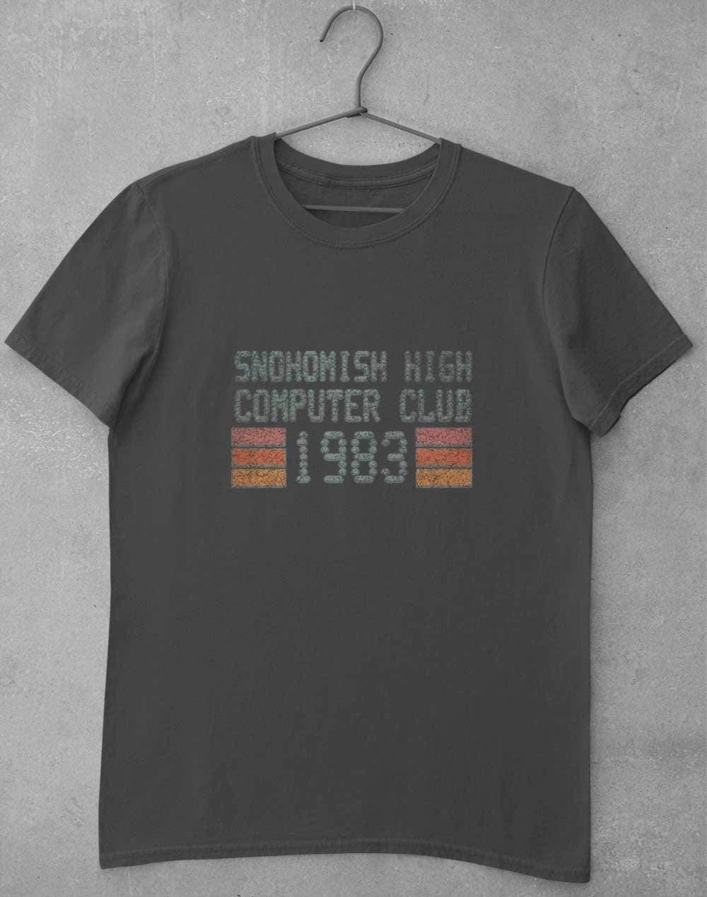 Snohomish High Computer Club 1983 T-Shirt S / Charcoal  - Off World Tees