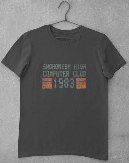 Snohomish High Computer Club 1983 T-Shirt S / Charcoal  - Off World Tees