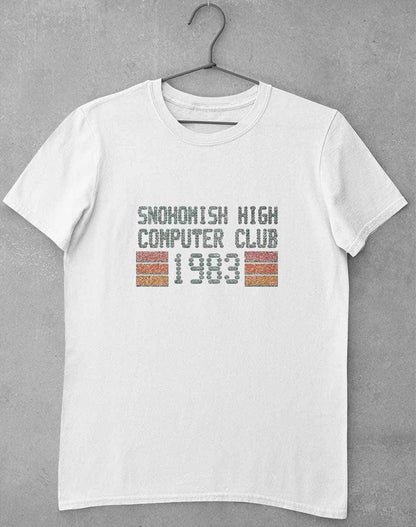 Snohomish High Computer Club 1983 T-Shirt S / White  - Off World Tees