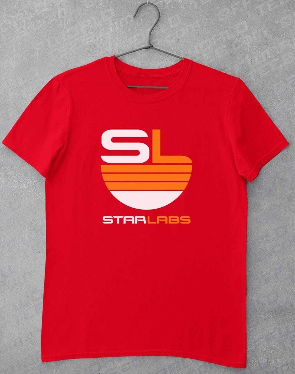 Star Labs Logo T-Shirt S / Cardinal Red  - Off World Tees