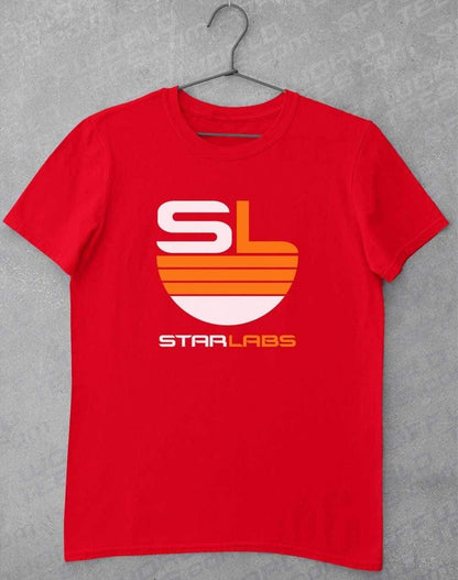 Star Labs Logo T-Shirt S / Cardinal Red  - Off World Tees