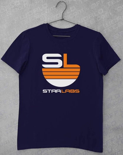 Star Labs Logo T-Shirt S / Navy  - Off World Tees