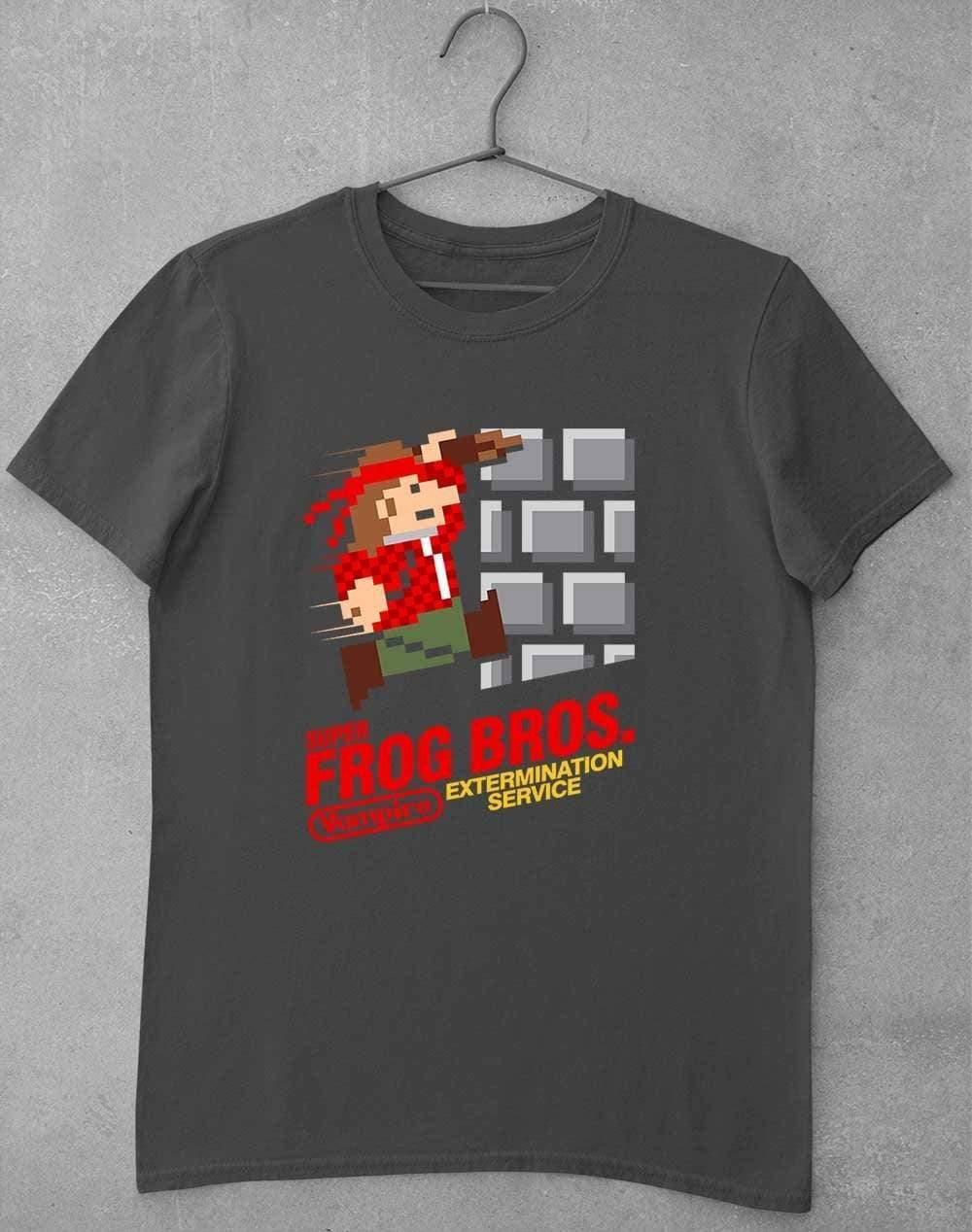 Super Frog Bros T-Shirt S / Charcoal  - Off World Tees