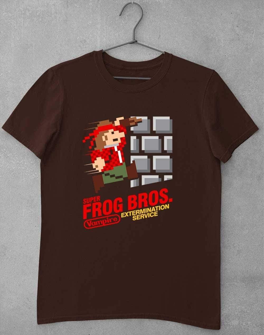 Super Frog Bros T-Shirt S / Dark Chocolate  - Off World Tees