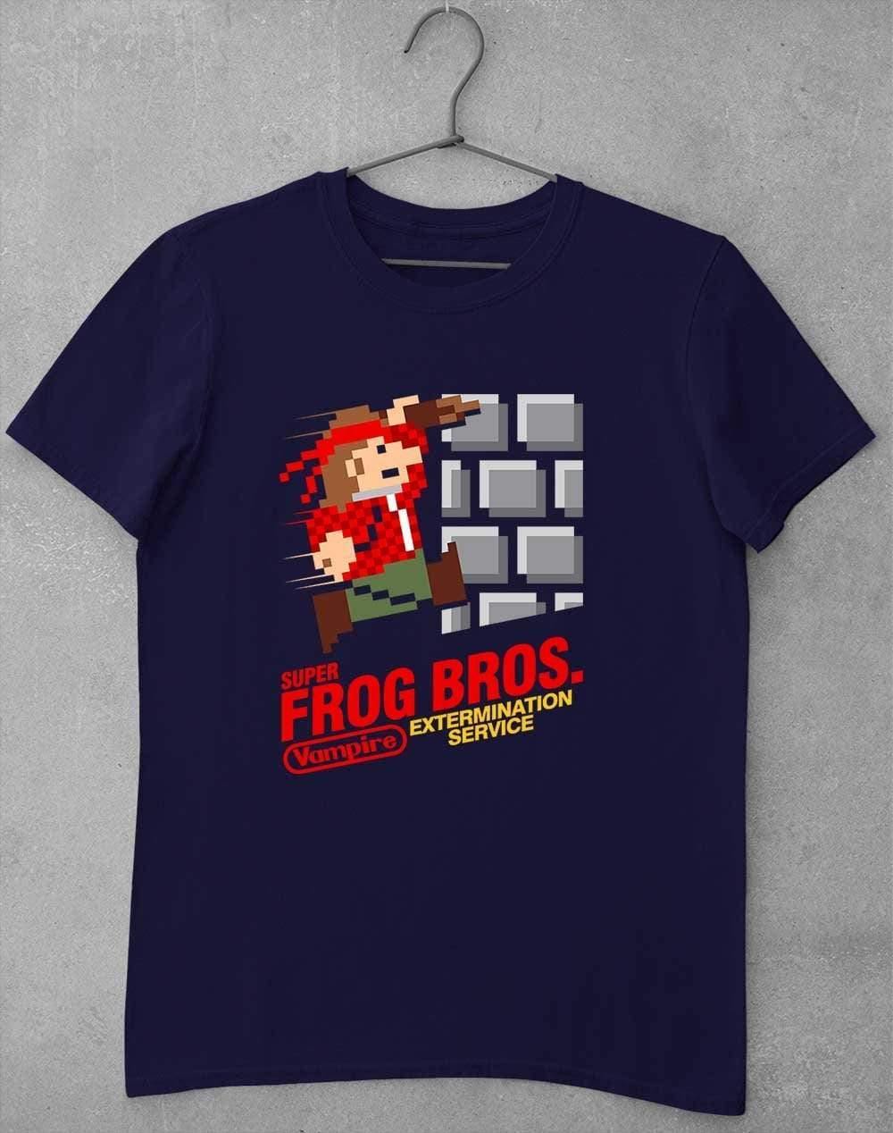 Super Frog Bros T-Shirt S / Navy  - Off World Tees