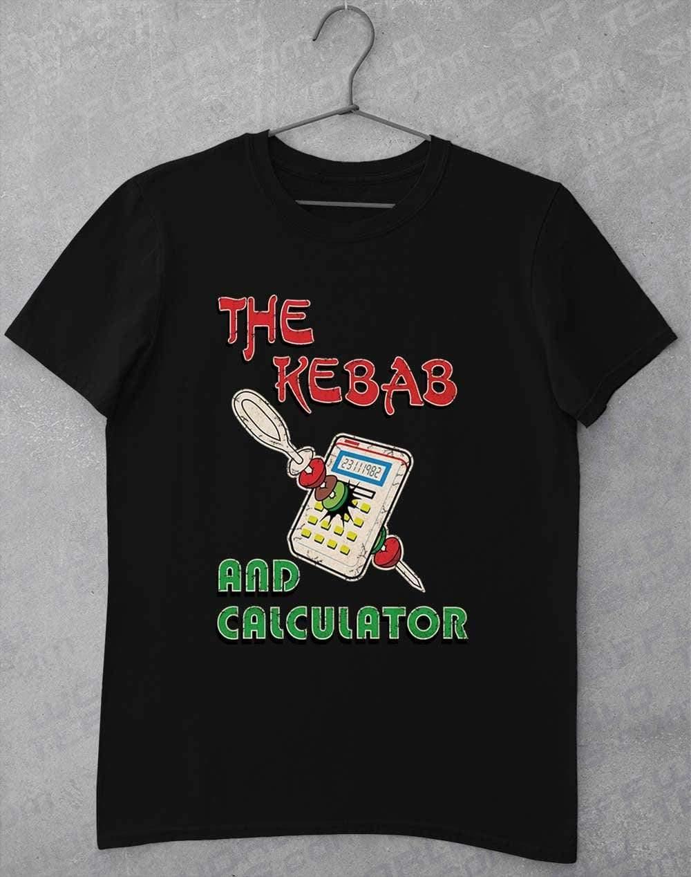 The Kebab and Calculator 1982 T-Shirt S / Black  - Off World Tees