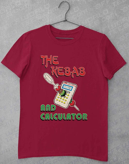 The Kebab and Calculator 1982 T-Shirt S / Cardinal Red  - Off World Tees