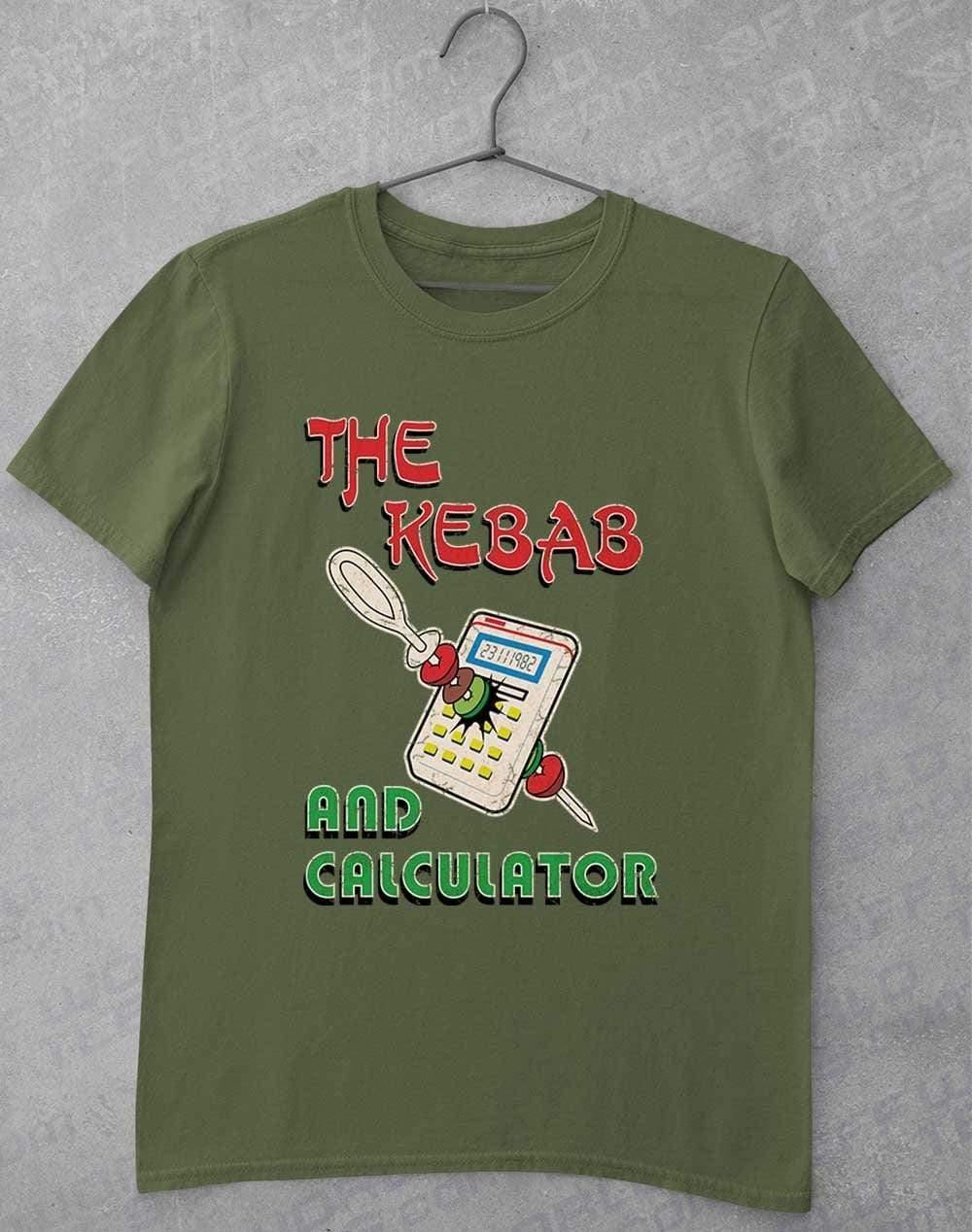 The Kebab and Calculator 1982 T-Shirt S / Military Green  - Off World Tees
