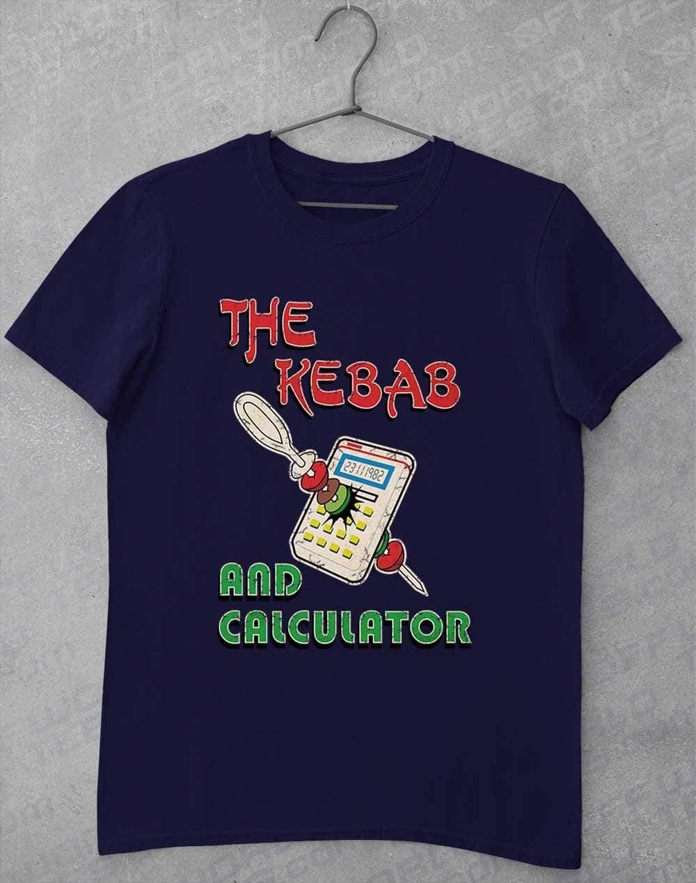 The Kebab and Calculator 1982 T-Shirt S / Navy  - Off World Tees