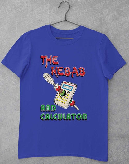 The Kebab and Calculator 1982 T-Shirt S / Royal  - Off World Tees
