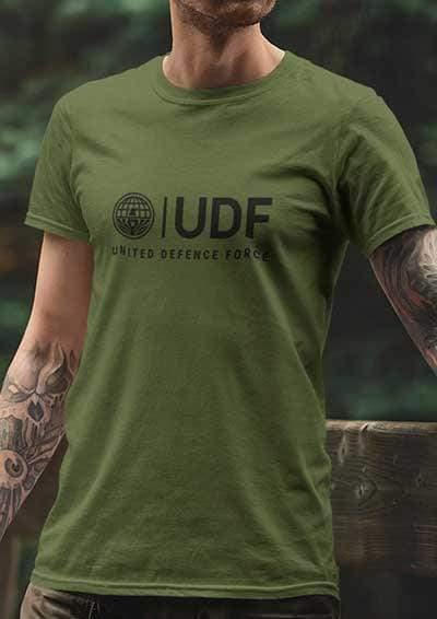 UDF United Defense Force T-Shirt  - Off World Tees