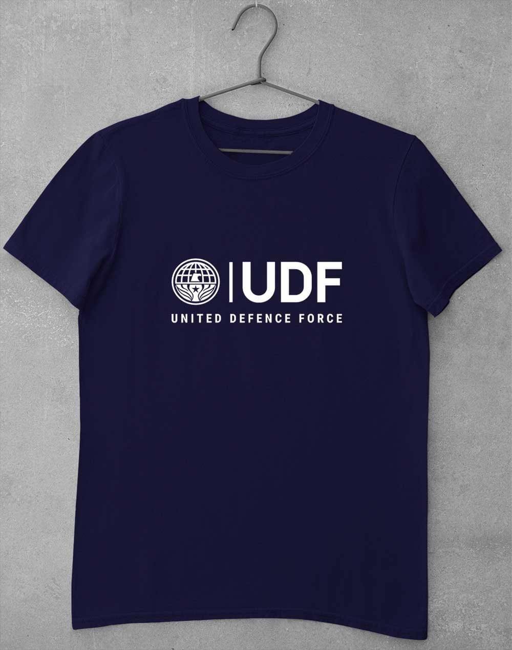 UDF United Defense Force T-Shirt S / Navy  - Off World Tees