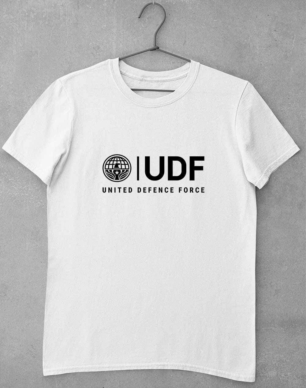 UDF United Defense Force T-Shirt S / White  - Off World Tees