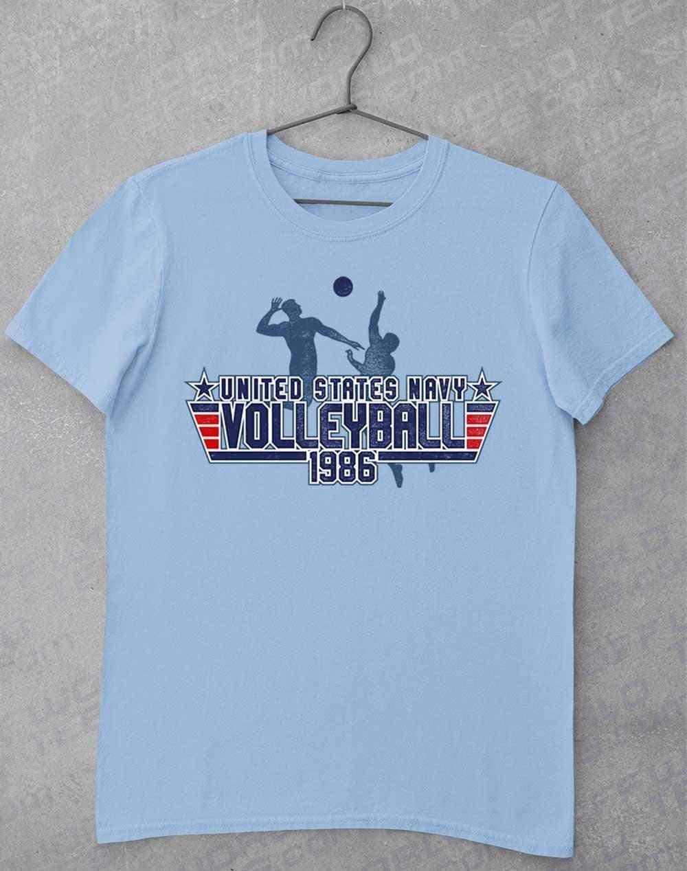 US Navy Volleyball 1986 T-Shirt S / Light Blue  - Off World Tees