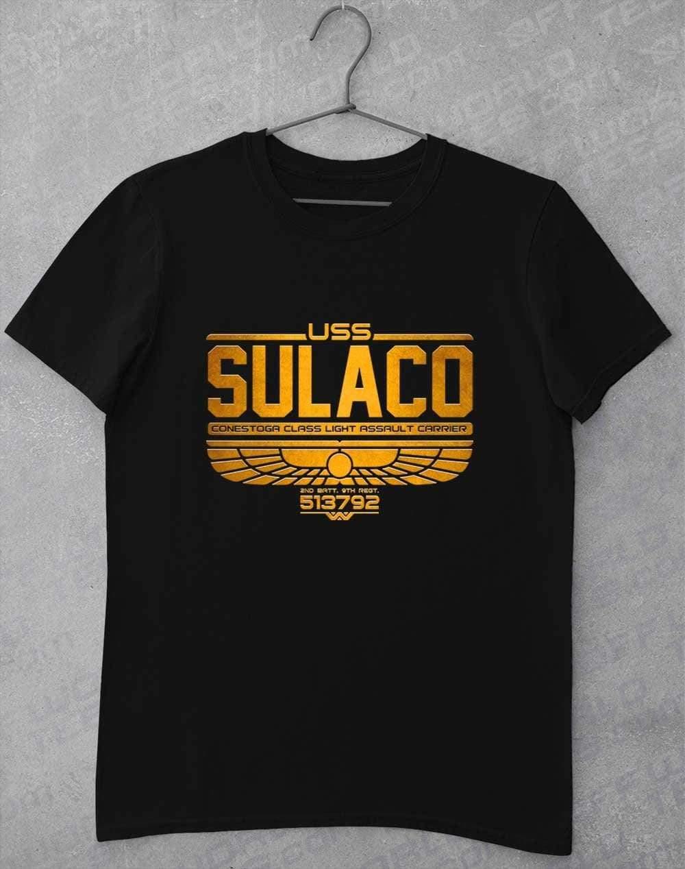 USS Sulaco T-Shirt S / Black  - Off World Tees