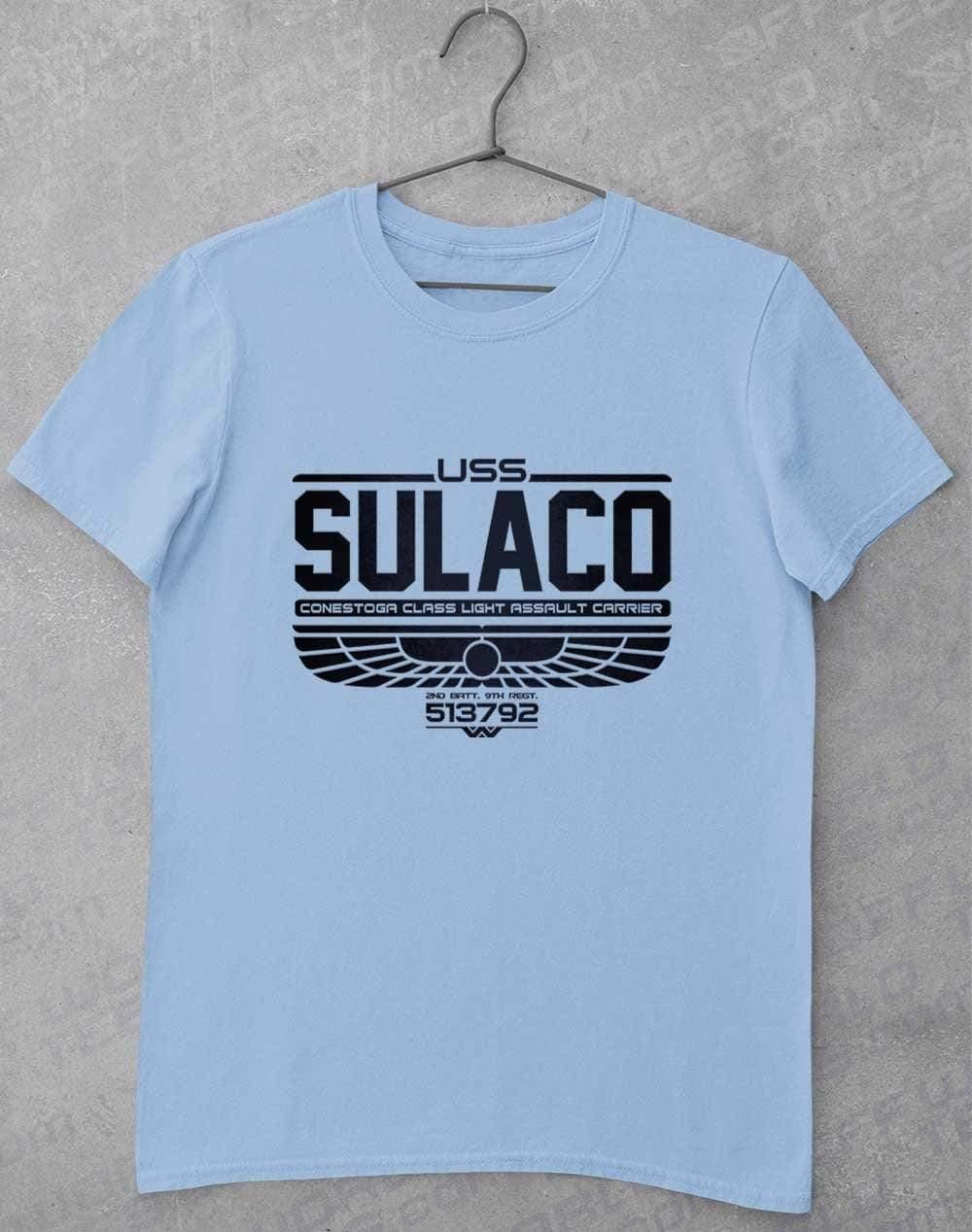 USS Sulaco T-Shirt S / Light Blue  - Off World Tees
