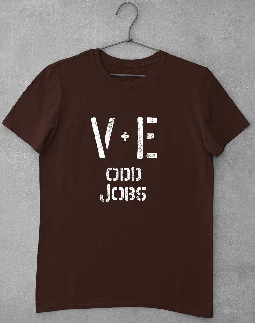 Val and Earl's Odd Jobs T-Shirt S / Dark Chocolate  - Off World Tees