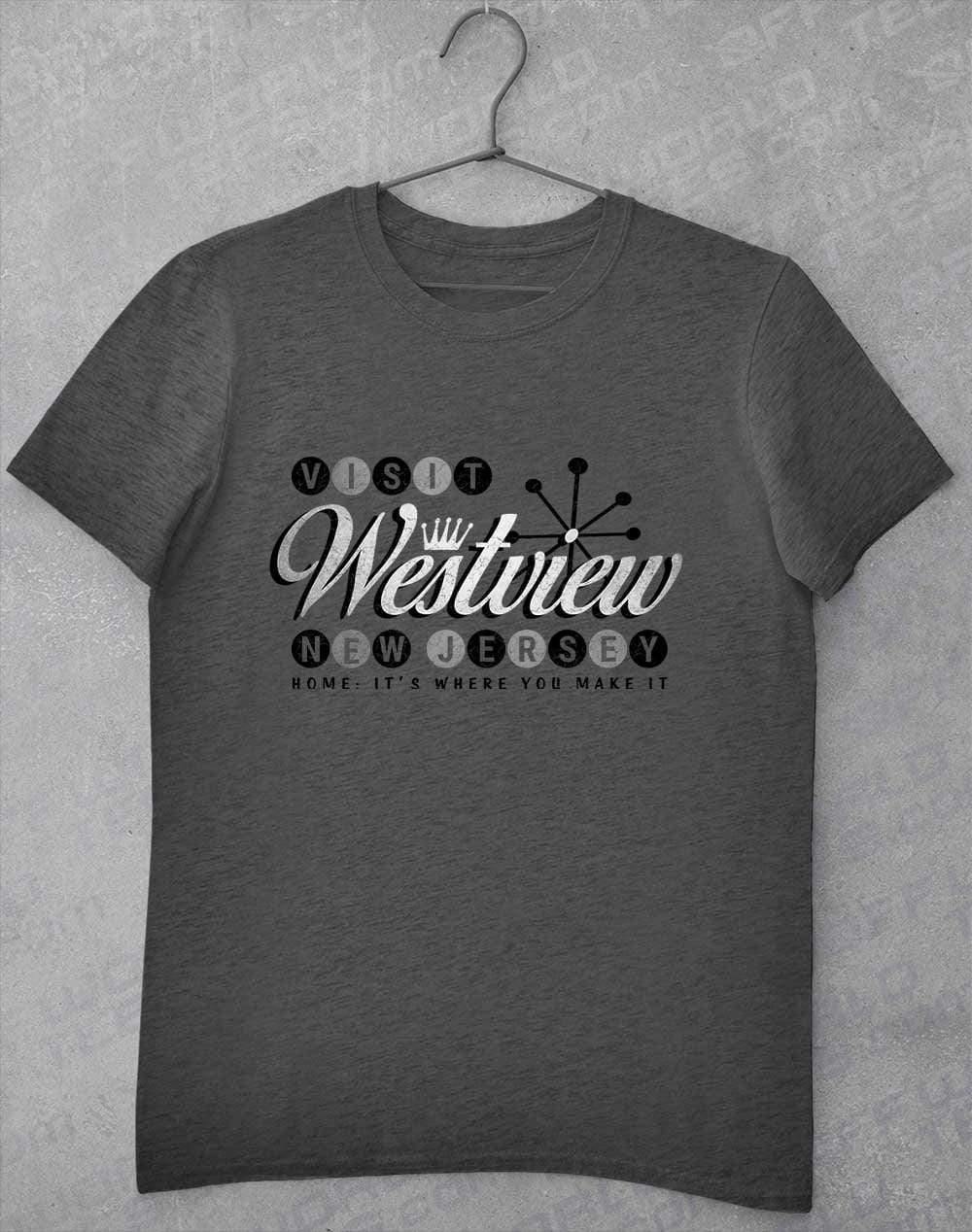 Visit Westview New Jersey T-Shirt S / Dark Heather  - Off World Tees