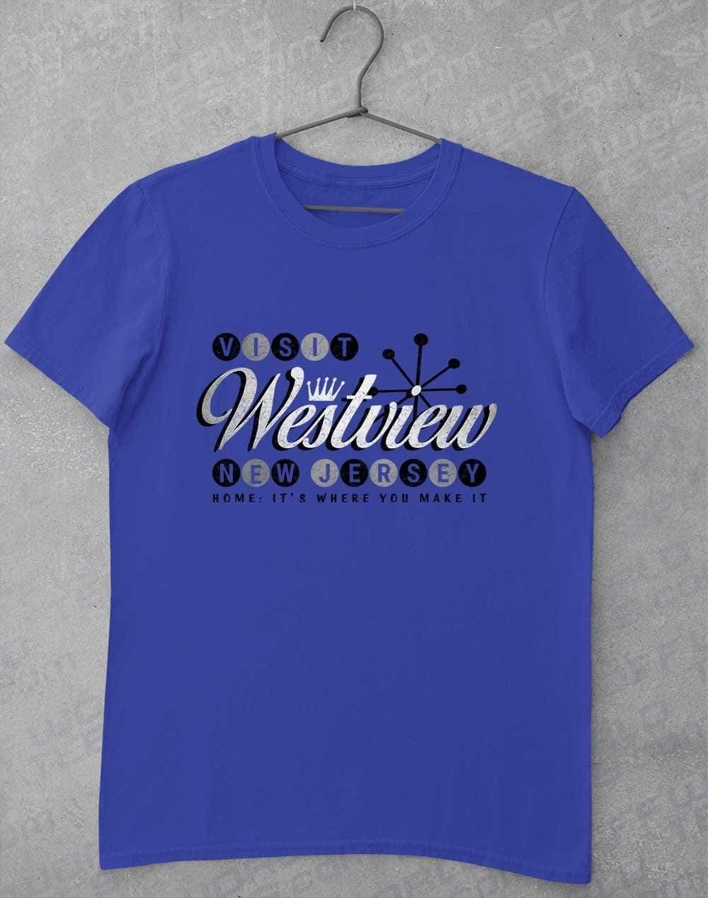 Visit Westview New Jersey T-Shirt S / Royal  - Off World Tees