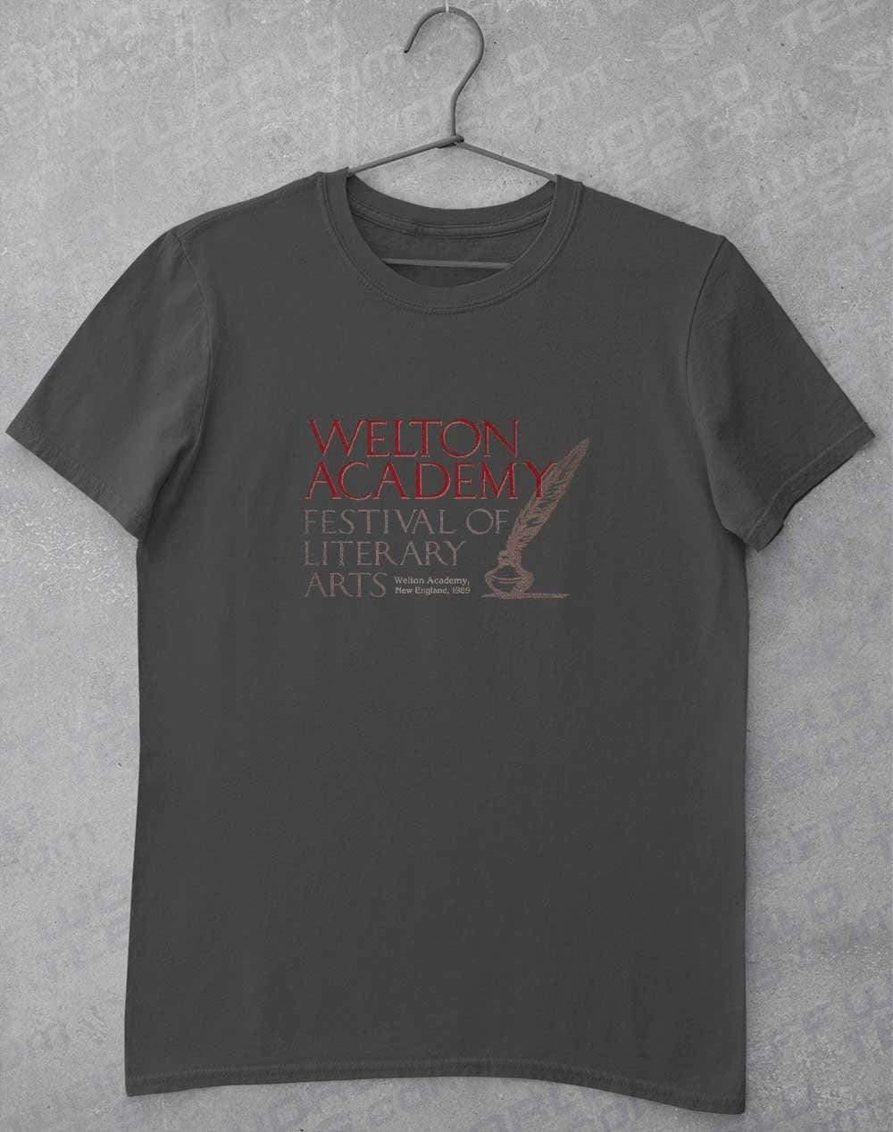 Welton Academy Festival T-Shirt S / Charcoal  - Off World Tees