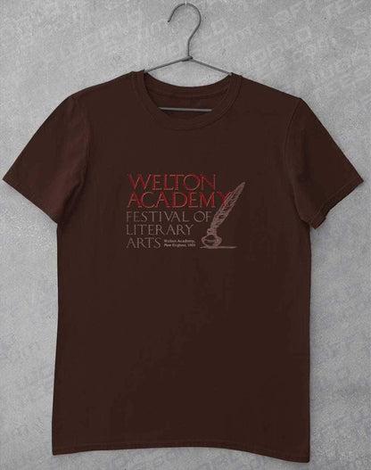 Welton Academy Festival T-Shirt S / Dark Chocolate  - Off World Tees