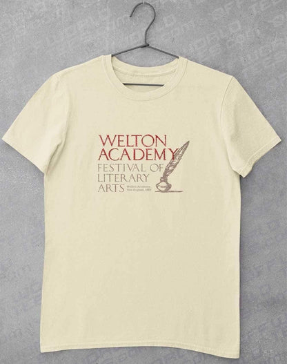 Welton Academy Festival T-Shirt S / Sand  - Off World Tees