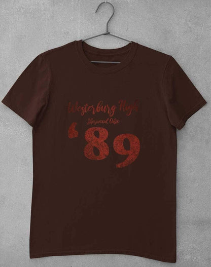 Westerburg High School 1989 Retro T-Shirt S / Dark Chocolate  - Off World Tees