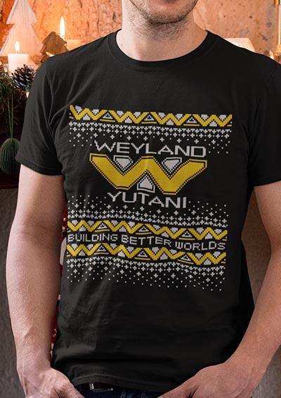 Weyland Yutani Festive Knitted-Look T-Shirt  - Off World Tees