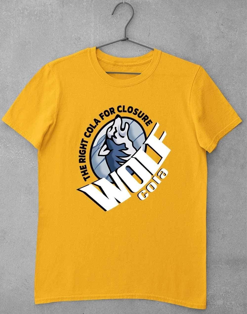 Wolf Cola T-Shirt S / Gold  - Off World Tees