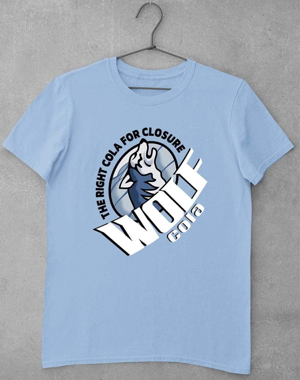 Wolf Cola T-Shirt S / Light Blue  - Off World Tees