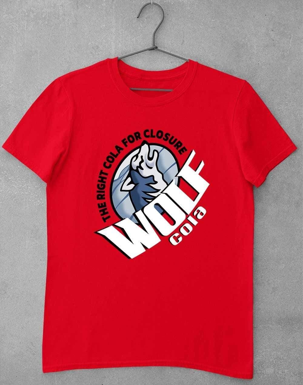 Wolf Cola T-Shirt S / Red  - Off World Tees