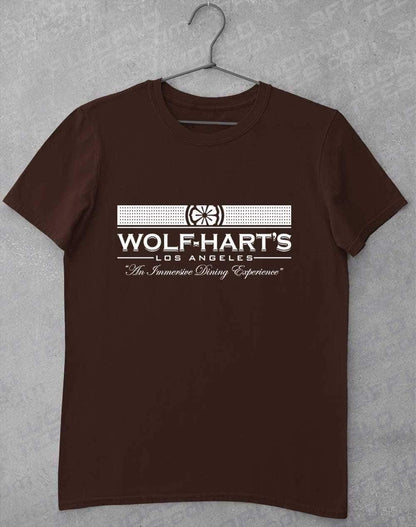 Wolf-Hart's Dining Experience T-Shirt S / Dark Chocolate  - Off World Tees