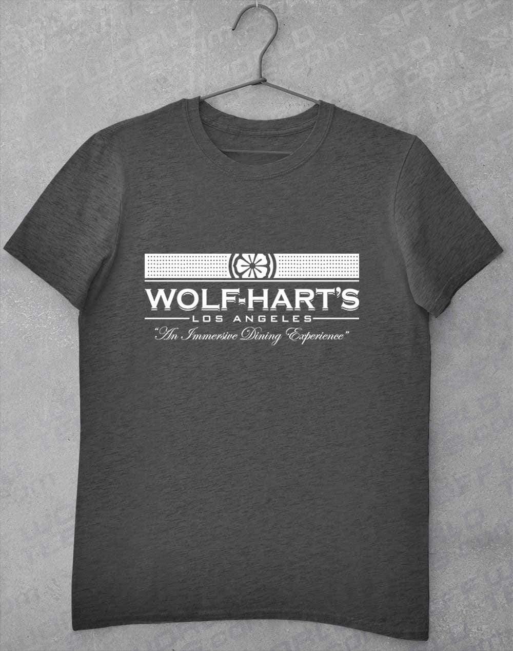 Wolf-Hart's Dining Experience T-Shirt S / Dark Heather  - Off World Tees