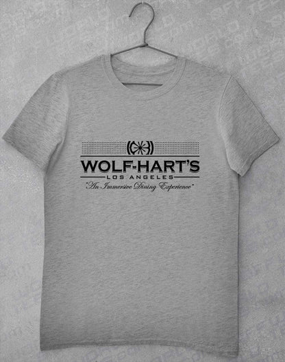 Wolf-Hart's Dining Experience T-Shirt S / Heather Grey  - Off World Tees