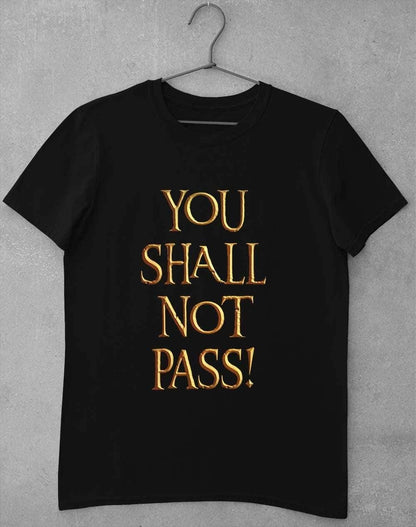 You Shall Not Pass T-Shirt S / Black  - Off World Tees