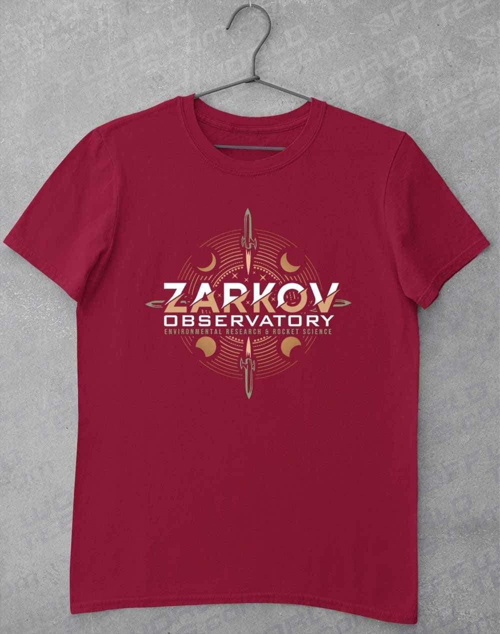 Zarkov Observatory T-Shirt S / Cardinal Red  - Off World Tees