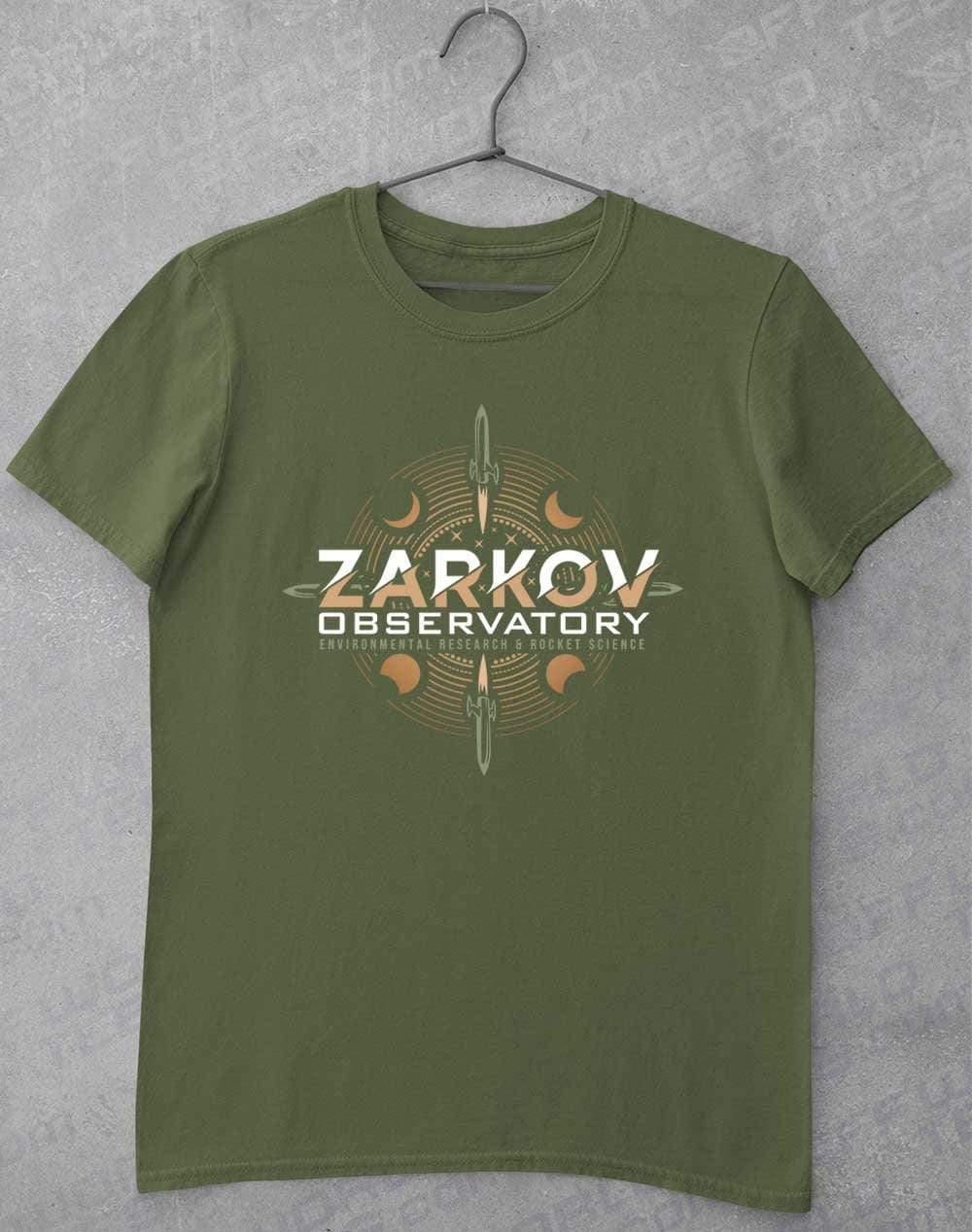 Zarkov Observatory T-Shirt S / Military Green  - Off World Tees