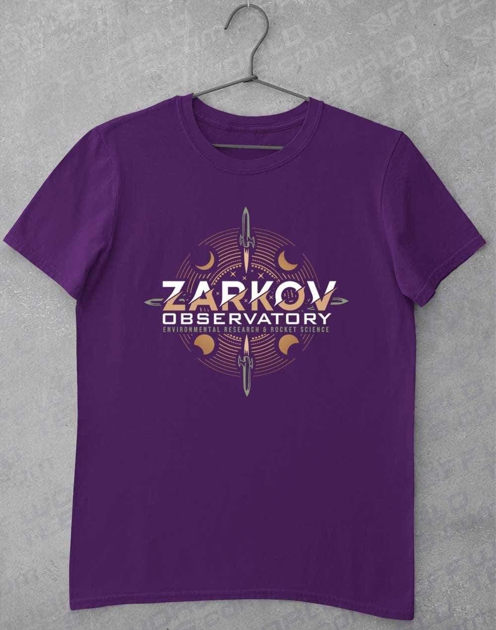 Zarkov Observatory T-Shirt S / Purple  - Off World Tees