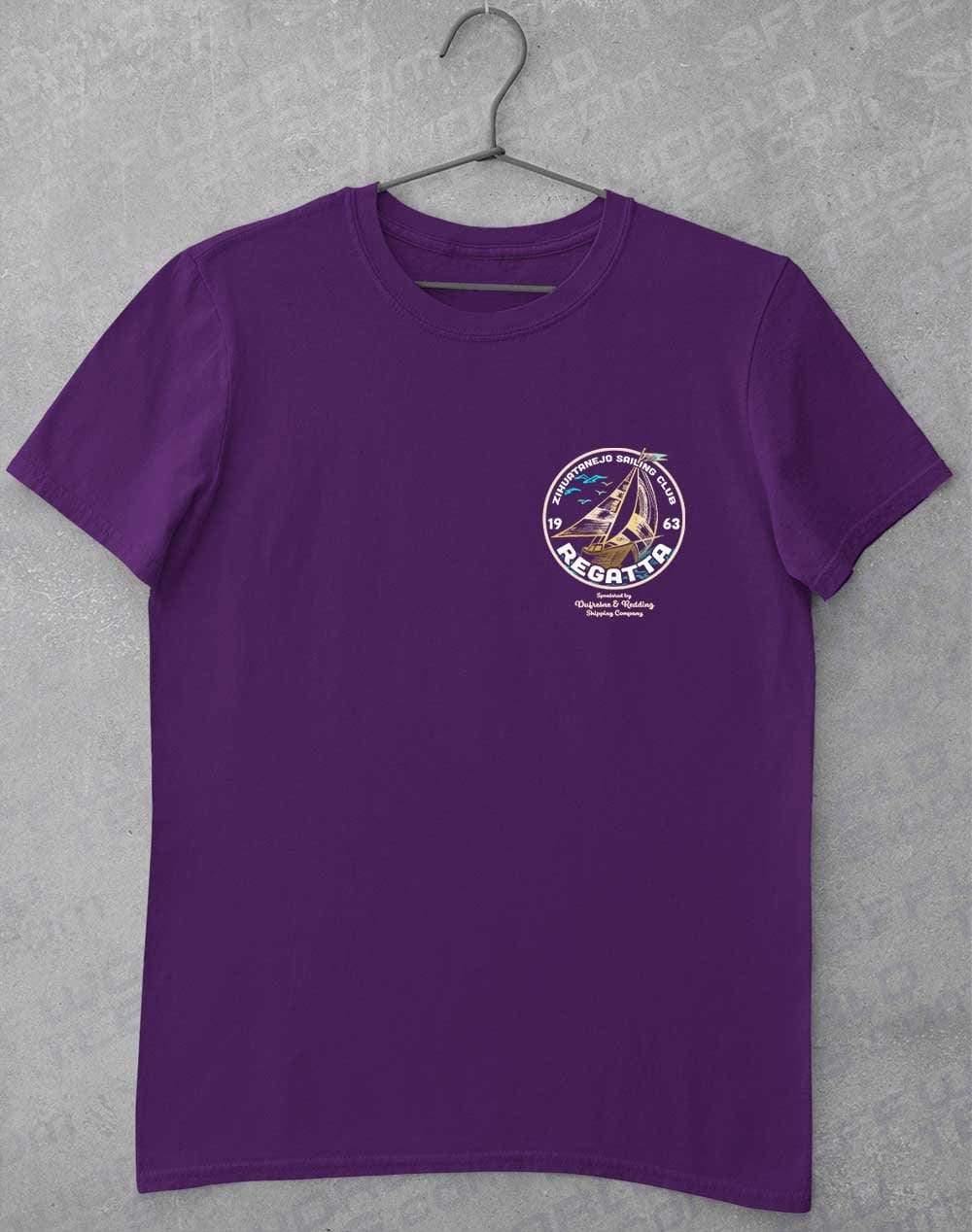 Zihuatanejo Sailing Regatta 1963 T-Shirt S / Purple  - Off World Tees
