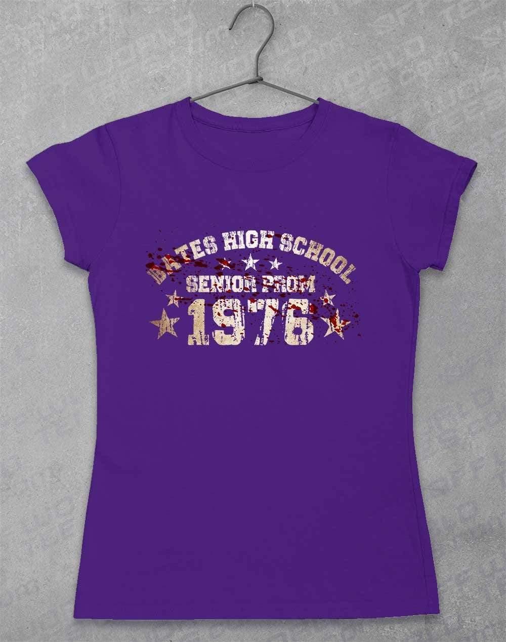 Bates High School Prom 1976 Womens T-Shirt 8-10 / Lilac  - Off World Tees