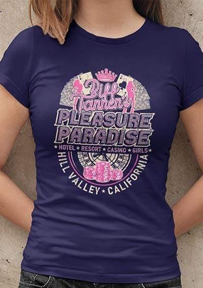Biff Tannen's Pleasure Paradise Women's T-Shirt  - Off World Tees